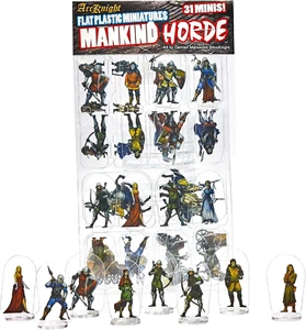 Miniaturas planas de plástico: Horda de la Humanidad; 31 minis enemigas únicas de temática humana para D - Imagen 1 de 12