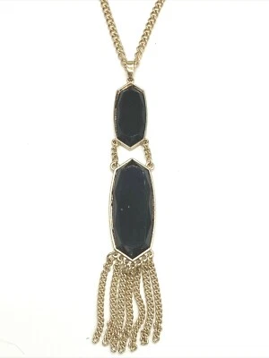 THALIA SODI, Black & Gold Pendant Necklace, NWT, $29.50  - Image 1 of 4