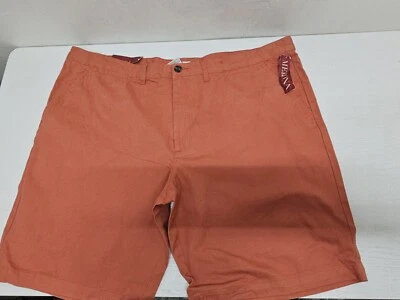 ✨️ Pantalones Cortos Merona Para Hombre Talla 46 Salmón Sólidos Bolsillos Frontales Planos 100% Algodón 🆕️ Foto 1 de 4