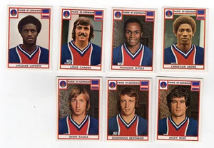 PANINI FOOTBALL 76 Paris St-Germain 7 joueurs /RU165 - Picture 1 of 2