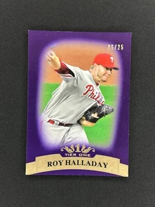 2011 Topps Tier One Roy Halladay Purple Parallel /25 - Picture 1 of 2