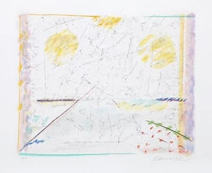 Sybil Kleinrock, Untitled - Three Suns, Lithograph, signed and numbered in penci - Picture 1 of 3