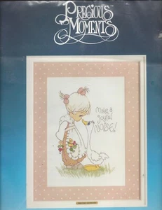 Make A Joyful Noise ~ Paragon Needlecraft Stitchery Kit - Precious Moments 1076 - Picture 1 of 2