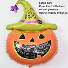 29" Large Halloween Pumpkin Foil Balloons 16" Happy Halloween Baloons Latex BOO