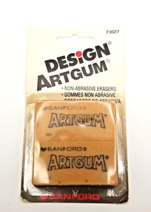 Sanford Design Art Gum 2 Pack Non-Abrasive Eraser #73027 - NOS - 1997 - Picture 1 of 6