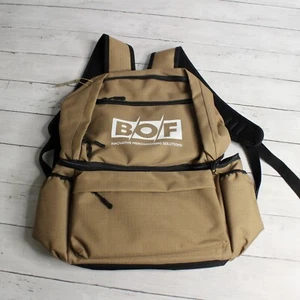 Leed's BOF Men's Backpack Brown Black Heavy Duty 2 Compartments - Picture 1 of 4