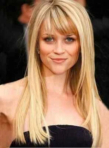Real Human Hair New Long Straight Golden Blond 20 Inch Natural Sexy Pretty Wigs - Imagen 1 de 7