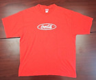 Coca Cola Shirt Men's XL Vintage 1999 100% Refreshment Tee Made In USA Red EUC