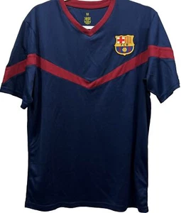 FC Barcelona Navy Trainingstrikot Blau Poly Shirt Größe M - Bild 1 von 7