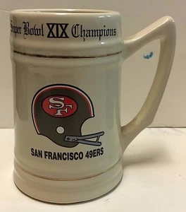 San Francisco 49ers Superbowl XIX Champions Stein Mug Tankard NFL - Picture 1 of 1