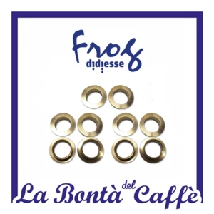 Set 10 Boccole in ottone - Ricambi Originali per Macchina da caffè didiesse Frog - Picture 1 of 1