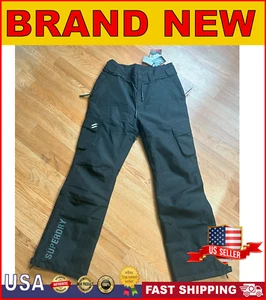 Superdry Ultimate Rescue Pants Trousers BLACK SIZE SMALL |US SELLER|  BRAND NEW - Picture 1 of 5