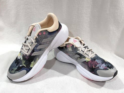 Adidas scarpe da corsa multifloreali Response donna taglia 8 nuove con etichette GX7335