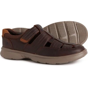 Men’s Clarks Bradley Cove Leather Loafers – Size 12M Brown Slip-On Comfort Shoe - Picture 1 of 7