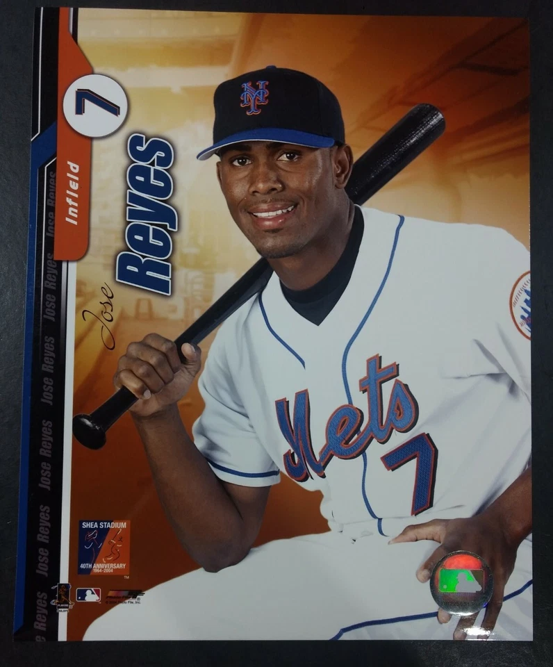 JOSE REYES 2004 Studio Series 8X10 Photo NEW YORK METS - Image 1 of 1