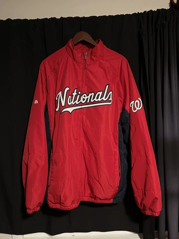 Washington Nationals Majestic Jacket Cover