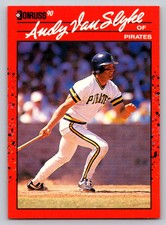 1990  Donruss #244 Andy Van Slyke Pittsburgh Pirates Baseball card