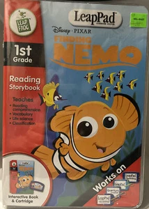 2003 LeapPad Leap Frog 1st Grade Reading Finding Nemo Book Cartridge Sealed - Picture 1 of 2