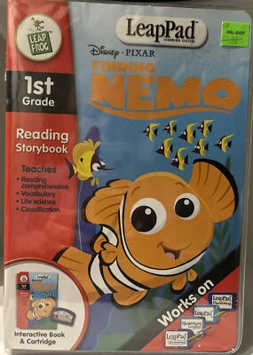 2003 LeapPad Leap Frog 1st Grade Reading Finding Nemo Book Cartridge Sealed - Image 1 of 2