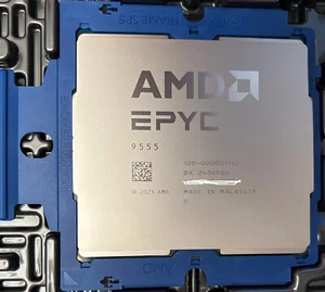 AMD EPYC TURIN SP5 ZEN5 9555 64-Core 3.2GHz Processor CPU 100-000001142 - Picture 1 of 1