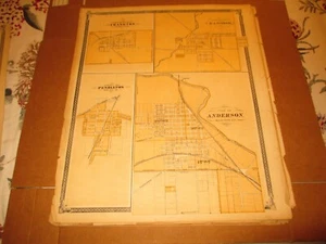 ANTIQUE,ANDERSON, ELWWOD, FRANKTON PENDLETON INDIANA   PROPERTY OWNERS NAMES - Picture 1 of 1