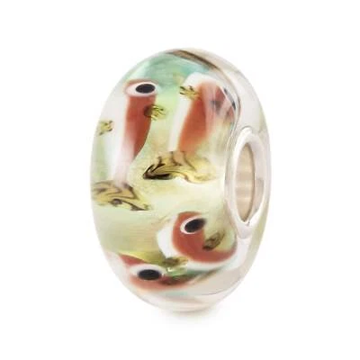 TROLLBEADS Glasbead Teichgleiter 925 Sterlingsilber TGLBE-20451 - Bild 1 von 3