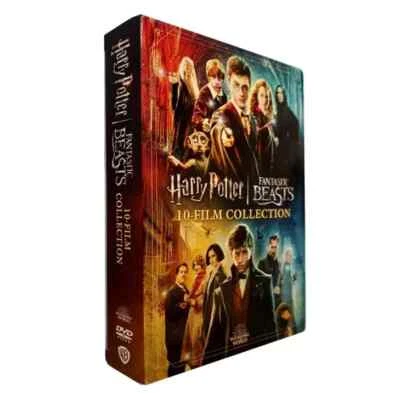 Wizarding World 10 Film Collection- Harry Potter & Fantastic Beasts Dvd Box set Foto 1 de 2