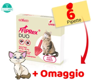 Frontline Combo = FIPREX GATTO 6 Pipette → Antiparassitario Spot on per Gatti - Foto 1 di 2