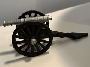 Vintage Gusseisen Metall Spielzeug schwere Kanone 5" lang - Bild 1 von 3