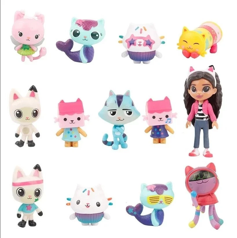 13pcs/set Gabby's Dollhouse Action Figure Cute Doll Collection Model Toys - Image 1 of 4