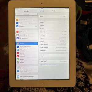 Apple iPad A1416 3ª Generación 16 GB Blanco Envío Rápido Muy Bueno Usado IOS 9.3.5 - Imagen 1 de 3