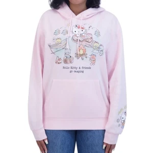 Hello Kitty & Friends Damen groß Go Camping hellrosa bestickte Details - Bild 1 von 4