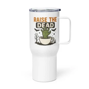 Raise the Dead - Taza de viaje de Halloween con asa - Imagen 1 de 7