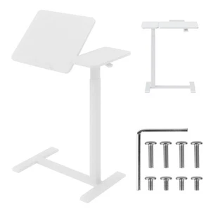 Mesa móvil portátil ajustable Maclean altura 76-109 cm 30kg MC-120 W - Imagen 1 de 10