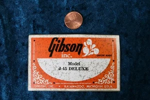 Gibson J-45 Custom Gibson original Label 1974 - Picture 1 of 3