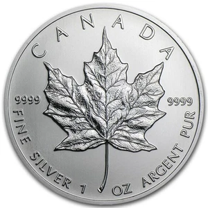 2013 Canada 1 oz Silver Maple Leaf BU - Picture 1 of 2