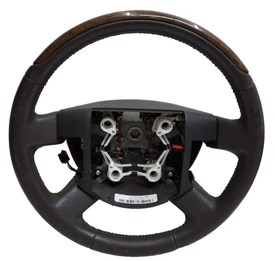 08 09 Volante Ford Taurus x gris cuero y madera grano 8G13-3F563-EJ37Y7 Foto 1 de 3