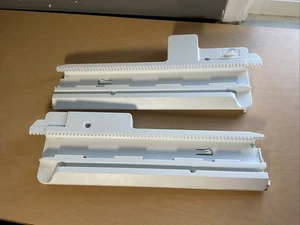 OEM LG Kenmore Elite LEFT & RIGHT Freezer Lower Drawer Slide Rail Holder Support - Picture 1 of 6