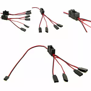 4-way LED Light On/off Controller Switch Y Cable for 1/10 TRX-4 SCX10 RC Car Kit - Picture 1 of 8