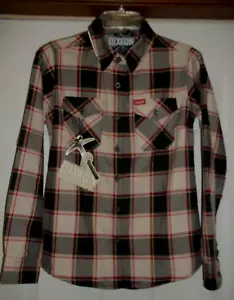 NWT Dixxon Flannel Co Women's Plaid Button Up Shirt Small D-Tech "The Johnstown" - Picture 1 of 12