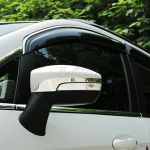 Chrome Side Rearview Mirror Strip Cover Trim For Ford kuga Escape 2013-2016 - Foto 1 di 7