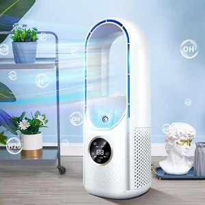 Portable Air Conditioner Air Cooling Fan Six Wind Speed Humidifier Evaporative - Picture 1 of 6