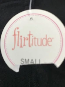 Flirtitude Active Womens Size S Black High Rise Wide Waistband Capri Pants - Picture 1 of 2