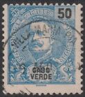 Cape Verde 1898   50R  Nice Stamp With ' Villa  Maria  Pia  ' Cds  (P106)