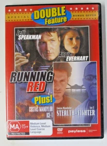 Running Red + Stealth Fighter - Jeff Speakman Costas Mandylor Ice T - DVD Double - Picture 1 of 3