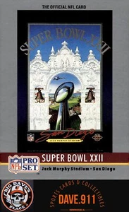 Super Bowl 1990 Pro Set Super Bowl Collectibles #22 - Picture 1 of 2