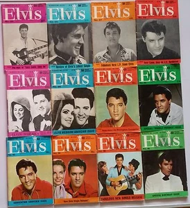 Elvis Monthly Magazines 3rd series to 8th year - $15.99 for each issue purchased - Picture 1 of 6