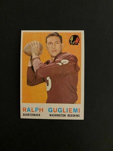 1959 TOPPS FOOTBALL #97  RALPH  GUGLIELMI   NM-MT
