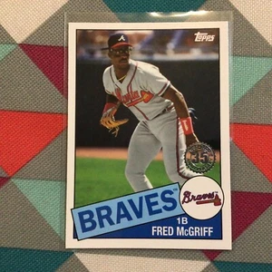 2020 Topps Fred McGriff  1985 Topps #85TB-8  Tampa Bay Rays Hof legend - Picture 1 of 2
