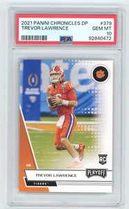 2021 Playoff Chronicles ∎ Trevor Lawrence #379 ∎ RC Rookie Card ∎ PSA 10 Gem Min - Bild 1 von 4